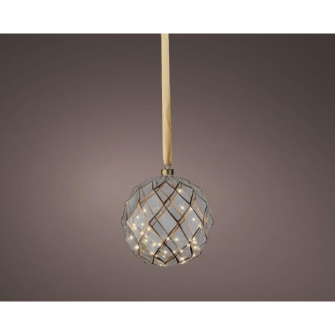 SFERA MICROLED PENDENTE D.20CM. BATTERIA